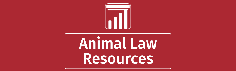 Animal Law Resources - King County Law Library