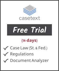 Casetext Free Trial Information legal research database