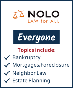 Nolo Press Digital Library Information self help legal research database