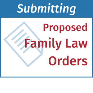 proposed family orders efiling